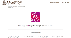 Desktop Screenshot of cam2pet.com